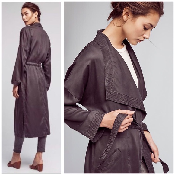 Anthro “Trapunto Robe Coat” by Hei Hei - Picture 7 of 8